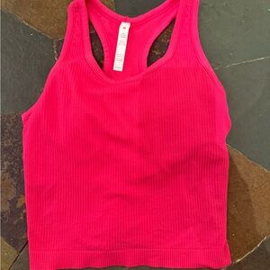 lululemon athletica Bright Pink Tank Top